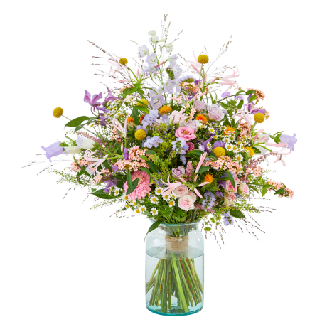 Rouwwerk Veldmist - Rouwboeket