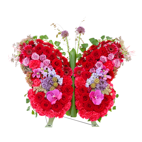 Rouwwerk Vlinder van liefde - Vlindervorm