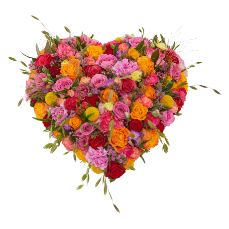 Rouwwerk Warm hart - Hartvorm