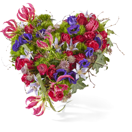 Rouwwerk Liefdevol - Hartvorm