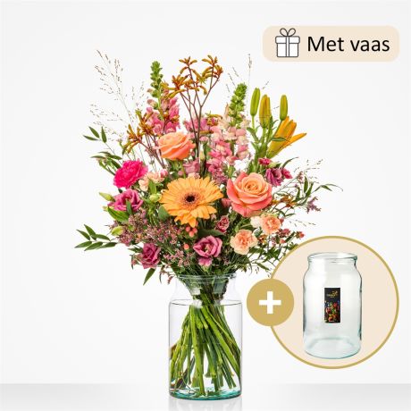 Cadeauset Fleurig (met vaas)