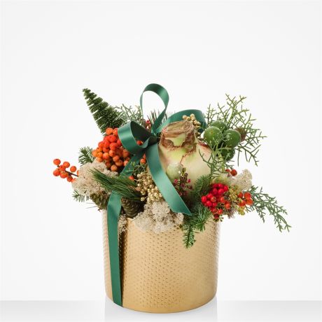 Boeket Feestelijk kerststuk