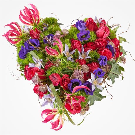 Rouwwerk Liefdevol - Hartvorm