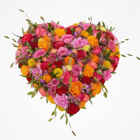 Rouwwerk Warm hart - Hartvorm